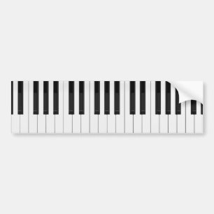 Tastatur-/Klavier-Schlüssel Autoaufkleber