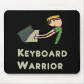 Tastatur-Krieger Mousepad (Vorne)