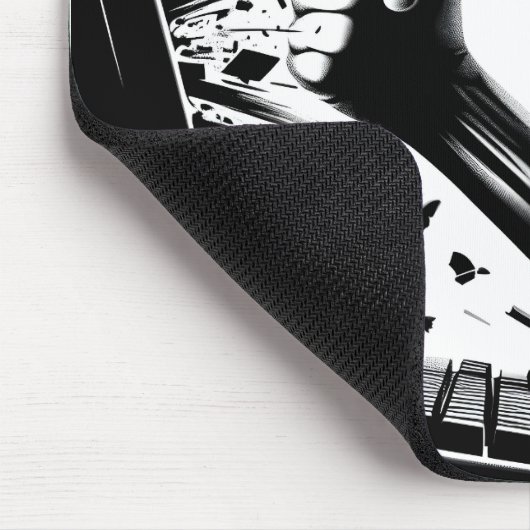 Tastatur-Krieger Mousepad (Ecke)