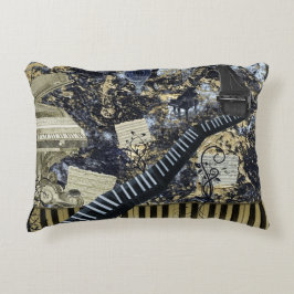 Tastatur-Landschaft Zierkissen