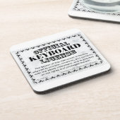 Tastatur-Lizenz Untersetzer (Linke Seite)