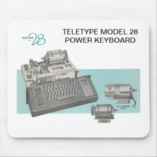Tastatur-Mausunterlage des Fernschreiber-Modell-28 Mousepad