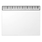 Tastatur Notizblock (Vorderseite)