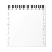 Tastatur Notizblock (Vorderseite)