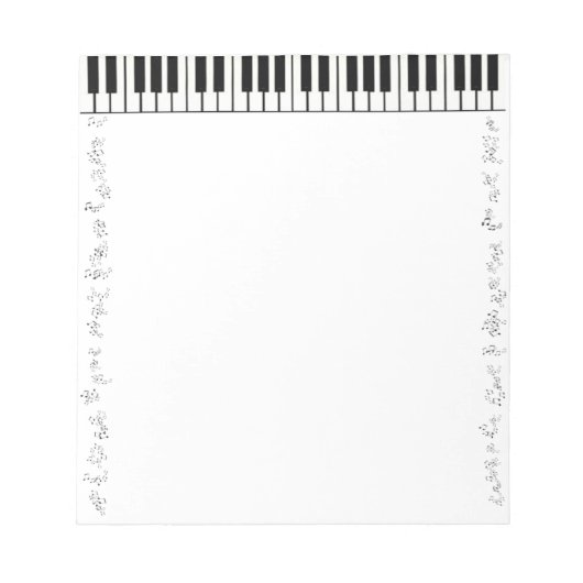 Tastatur Notizblock (Vorderseite)