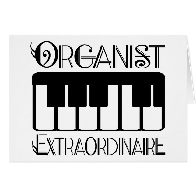 Tastatur-Organist Extraordinaire (Vorderseite (Horizontal))