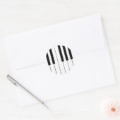 Tastatur Runder Aufkleber (Umschlag)