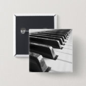 Tastatur - Schwarzweiss Button (Vorne & Hinten)