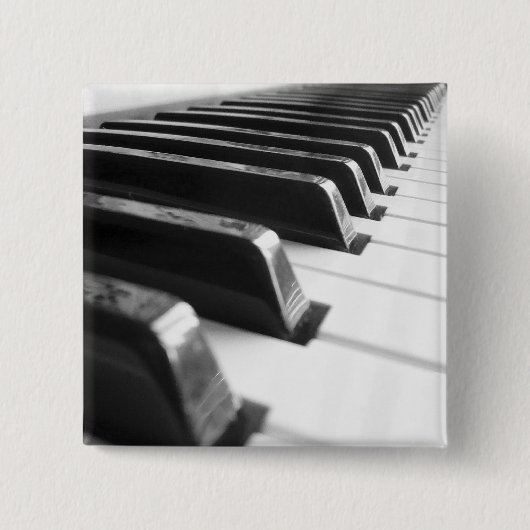 Tastatur - Schwarzweiss Button (Vorderseite)