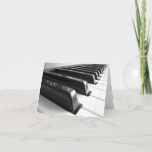 Tastatur - Schwarzweiß Karte