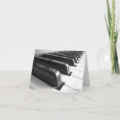 Tastatur - Schwarzweiß Karte (Rückseite)