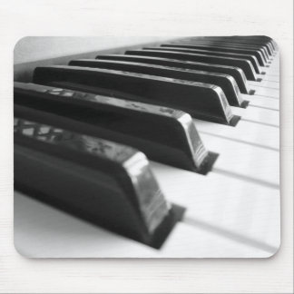 Tastatur - Schwarzweiss Mousepad