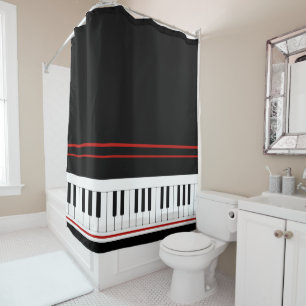 Tastatur Serenade Duschvorhang