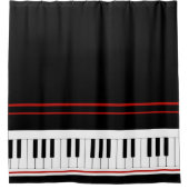 Tastatur Serenade Duschvorhang (Vorderseite)