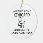 Tastatur spielt keine Rolle Keramikornament (Links)