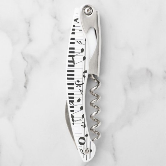 Tastatur und Anmerkungen Kellnermesser (Rückseite)