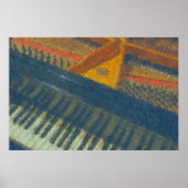 Tastatur und Buttone 3 Impressionist Poster (Vorne)