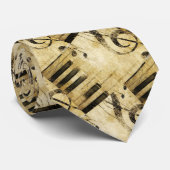 Tastatur und Clef-Symbol auf einem Bildschirm Krawatte (Gerollt)