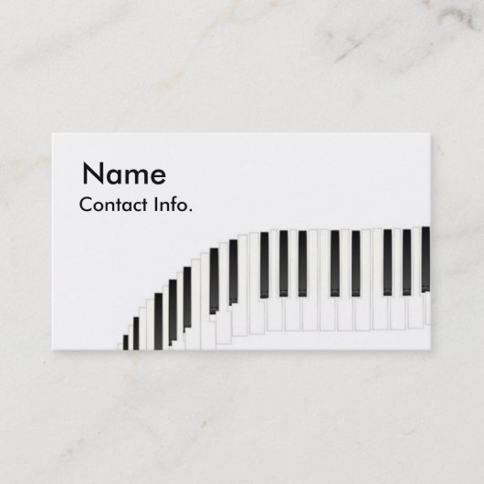 Tastatur Visitenkarte (Vorderseite)