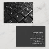 Tastatur Visitenkarte (Vorne/Hinten)