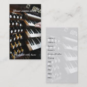 Tastatur-Visitenkarte (formal) Visitenkarte (Vorne/Hinten)