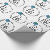 Tastatur - Weltumdrehungen Geschenkpapier (Ecke)