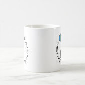 Tastatur - Weltumdrehungen Kaffeetasse (Mittel)