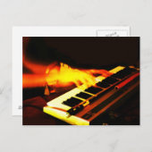 Tastatur-Wiedergabe Postkarte (Vorne/Hinten)