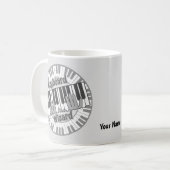 Tastatur-Zauberer Kaffeetasse (Vorderseite Links)