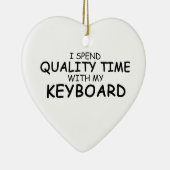 Tastatur zur Qualitätszeit Keramik Ornament (Rechts)