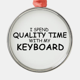 Tastatur zur Qualitätszeit Ornament Aus Metall