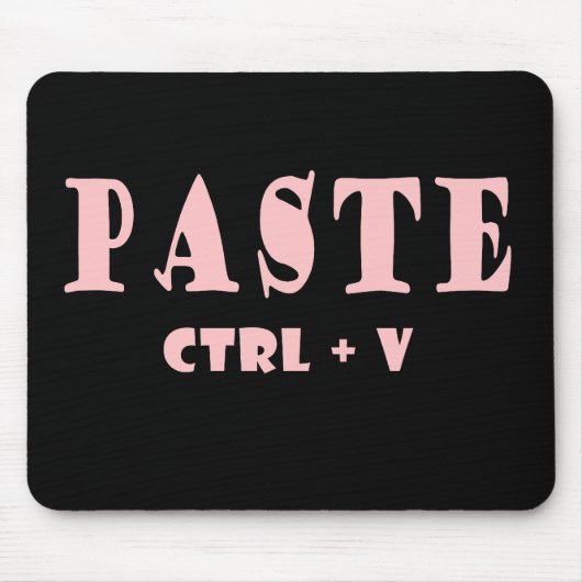Tastaturabkürzung für Paste Mousepad (Vorne)