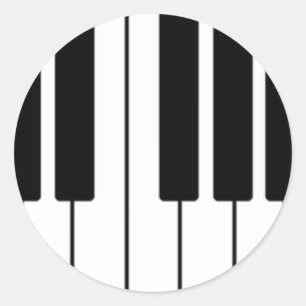Tastaturdesign Runder Aufkleber