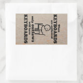 Tastaturen mit rechteckiger Aufkleber (Tasche)