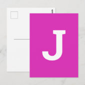 Tastaturfarbe für benutzerdefinierte Buchstaben |  Postkarte (Vorne/Hinten)