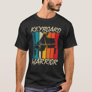 Tastaturkrieger Klavier Spieler Musiker Pianist Mu T-Shirt