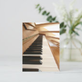 Tastaturperspektive Postkarte (Stehend Vorderseite)