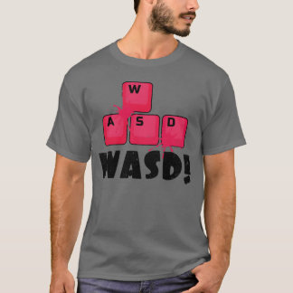 Tastaturtasten spielen Videospiel Gamer Gaming ret T-Shirt