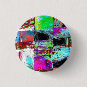 Taste – Abstrakte Gitter Button (Vorderseite)