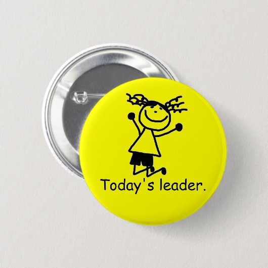 Taste Abzeichen des Grundschulleiters Button (Vorne & Hinten)