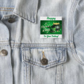 Taste am St. Patrick's Day Square Button (Beispiel)