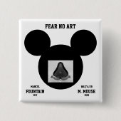 Taste "Angst No Art™" Button (Vorderseite)