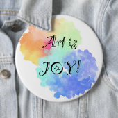 Taste "Art is Joy" Button (Beispiel)