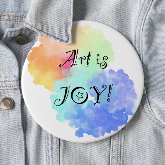 Taste "Art is Joy" Button (Beispiel)