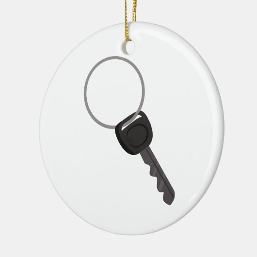 Taste auf einem Ring Keramik Ornament (Links)