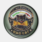 Taste "Bad Cat" Magnet (Vorne)
