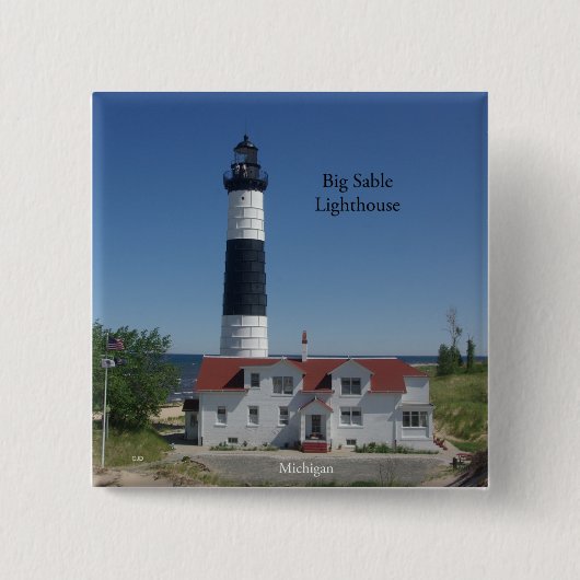 Taste "Big Sable Lighthouse" Button (Vorderseite)