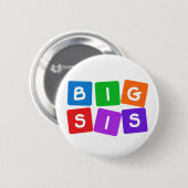 Taste "Big Sis" Button (Vorne & Hinten)