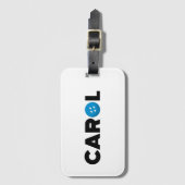 Taste Carol Gepäckanhänger (Vorderseite Vertikal)