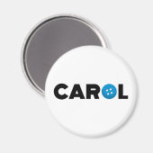 Taste Carol Magnet (Vorderseite/Rückseite)